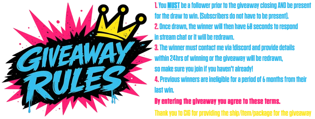 Giveaway Rules